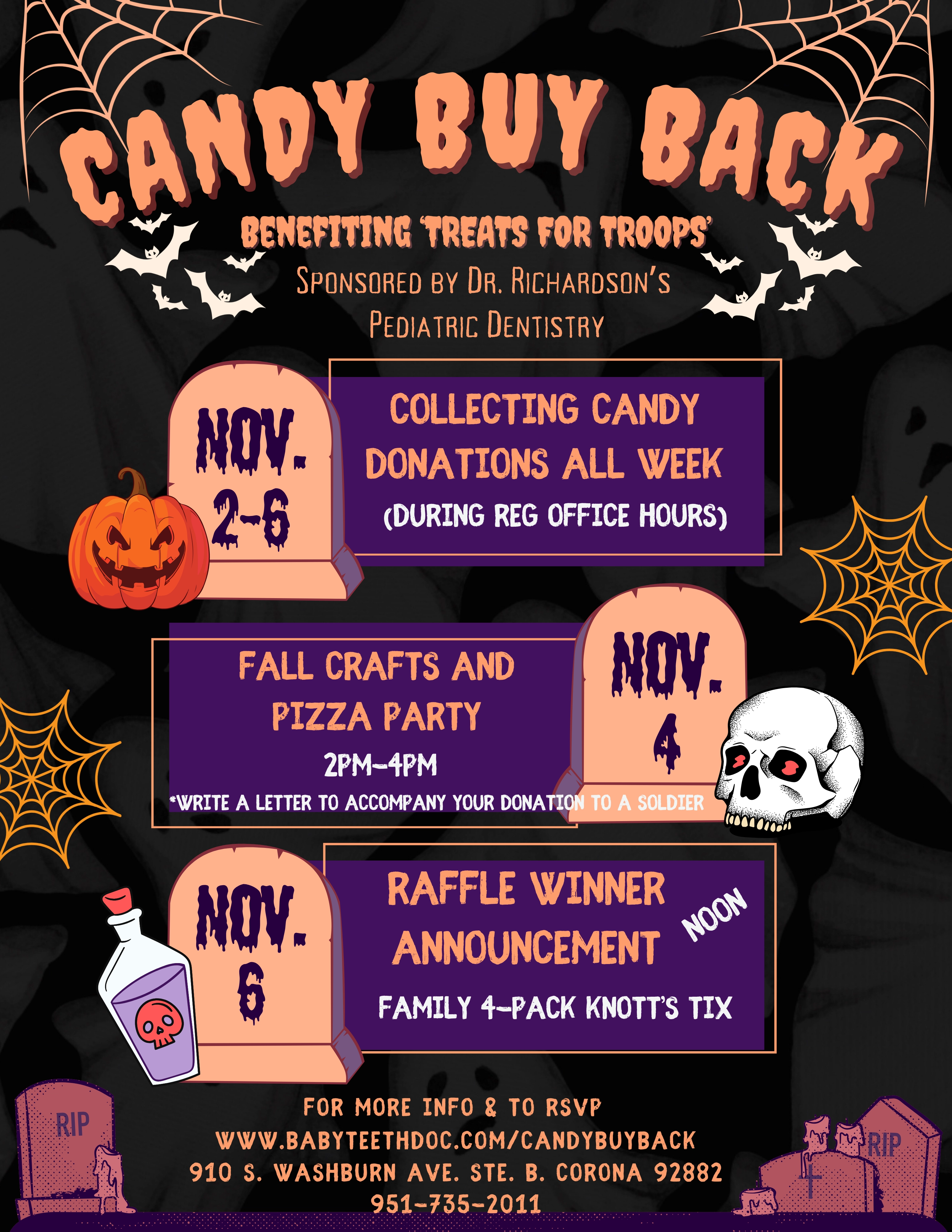 Halloween candy buyback event